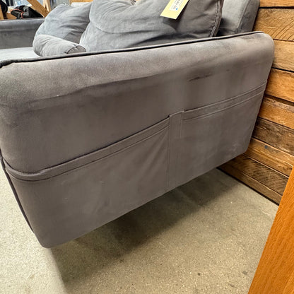 Gray and Gold Couch