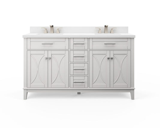 Alcova Gray Vanity Set 60" _onetimefalse Vanity Sets