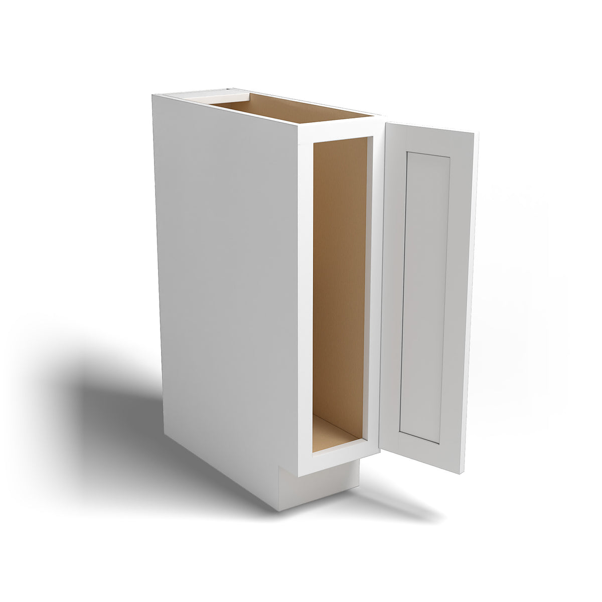 09" Base Cabinet Arcadia White Shaker - B09 Arcadia White Base Cabinets GHI SPACW Special Order