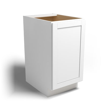 Special Order - 18" Full Height Base Cabinet Arcadia White - B18FH Arcadia White Base Cabinets GHI SPACW Special Order