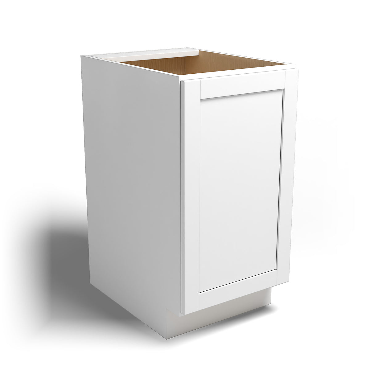 18" Base Full Height Cabinet Arcadia White Shaker - B18FH