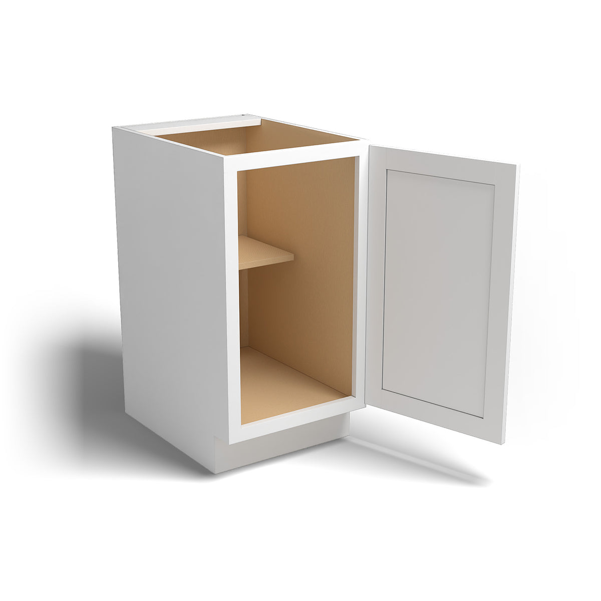 18" Base Full Height Cabinet Arcadia White Shaker - B18FH