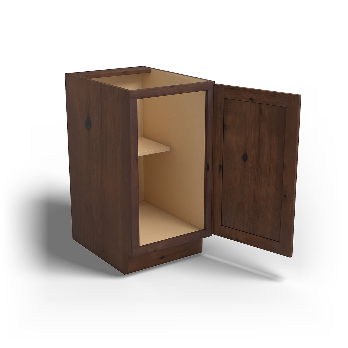 Special Order - 18" Full Height Base Cabinet Rustic Walnut - B18FH Base Cabinets GHI Rustic Walnut Special Order SPRWS