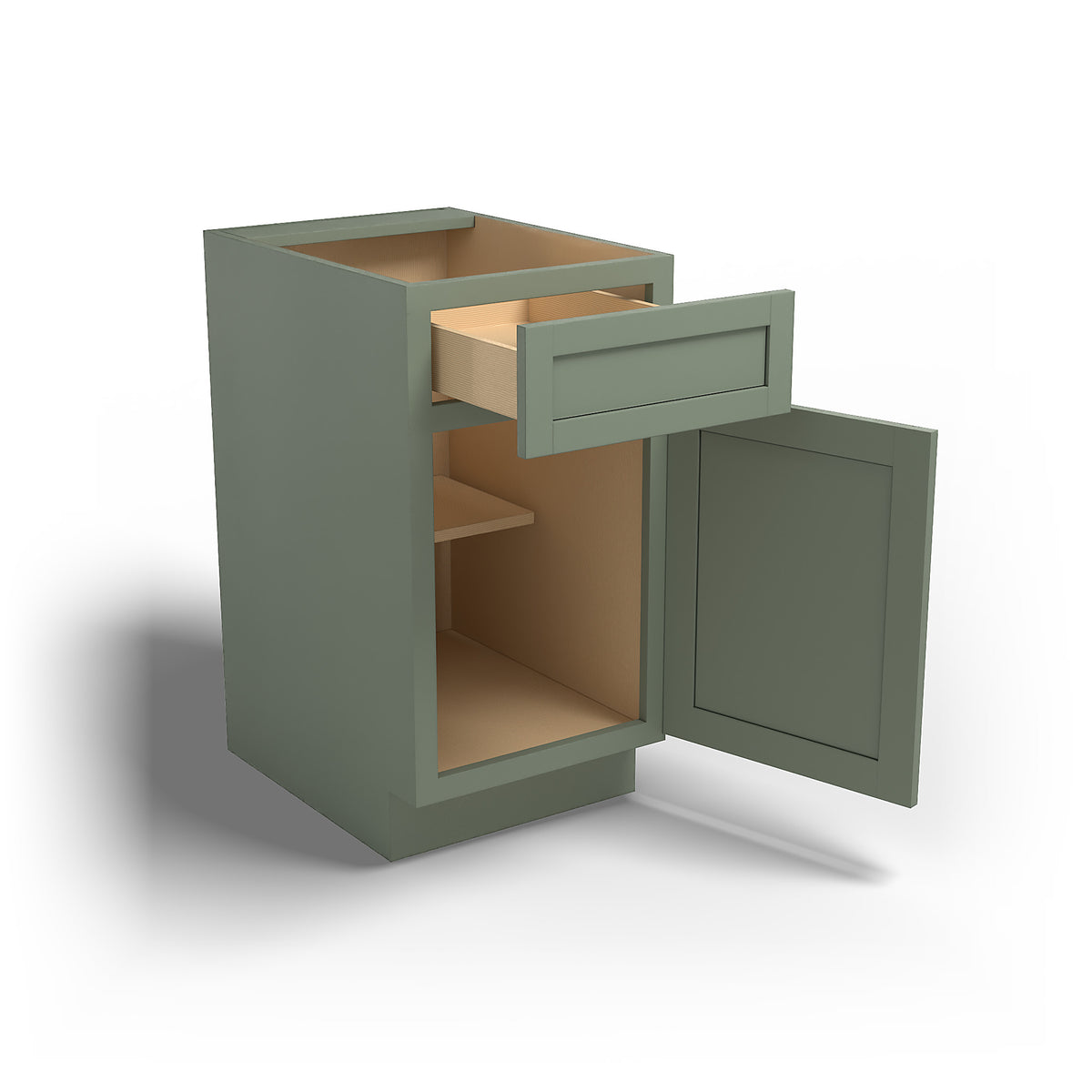 Special Order - 18" Base Cabinet Forest Green - B18
