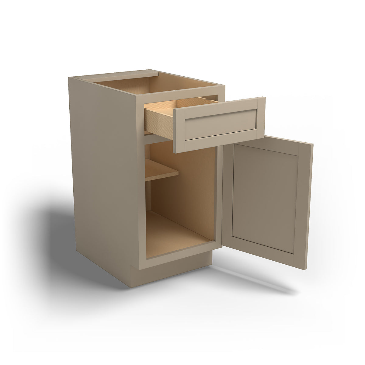 Special Order - 18" Base Cabinet Mojave Shaker - B18 Base Cabinets GHI Mojave Shaker Special Order SPMJS