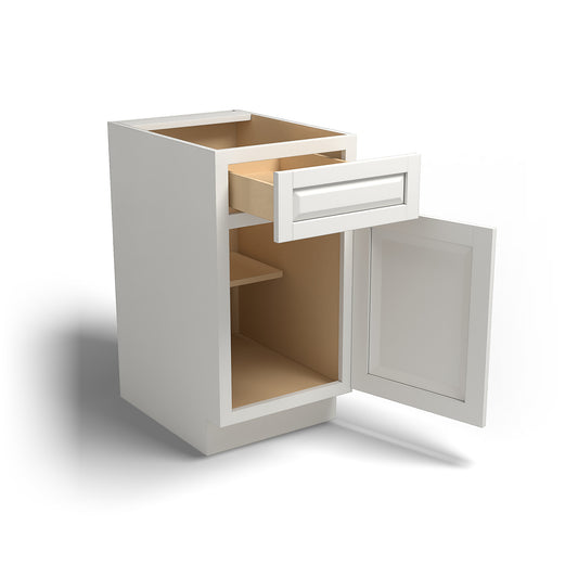 Special Order - 18" Base Cabinet Newport White - B18 Base Cabinets GHI Newport White Special Order SPNPW