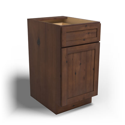 Special Order - 18" Base Cabinet Rustic Walnut - B18 Base Cabinets GHI Rustic Walnut Special Order SPRWS