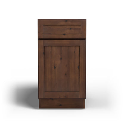 Special Order - 18" Base Cabinet Rustic Walnut - B18 Base Cabinets GHI Rustic Walnut Special Order SPRWS