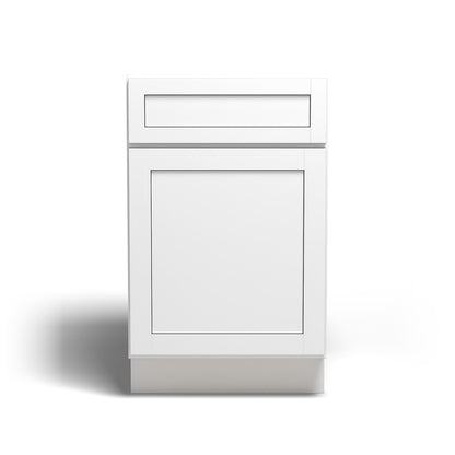 21" Base Cabinet Arcadia White Shaker - B21
