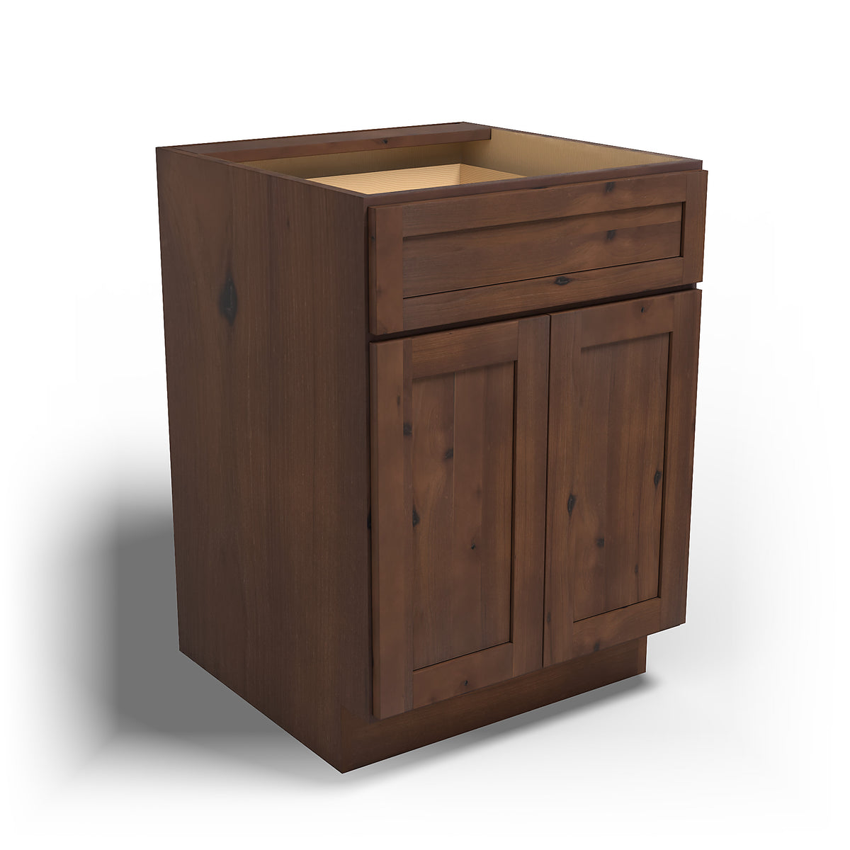 Special Order - 24" Base Cabinet Rustic Walnut - B24 Base Cabinets GHI Rustic Walnut Special Order SPRWS