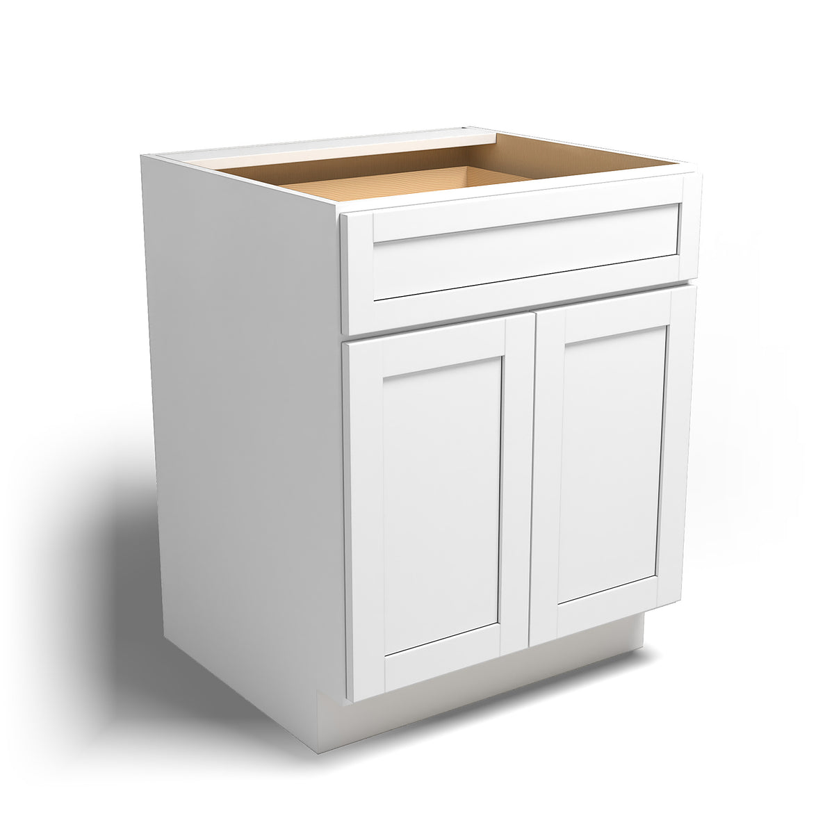 Special Order - 27" Base Cabinet Arcadia White Shaker - B27 Arcadia White Base Cabinets GHI SPACW Special Order