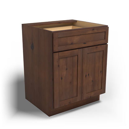 Special Order - 27" Base Cabinet Rustic Walnut - B27 Base Cabinets GHI Rustic Walnut Special Order SPRWS