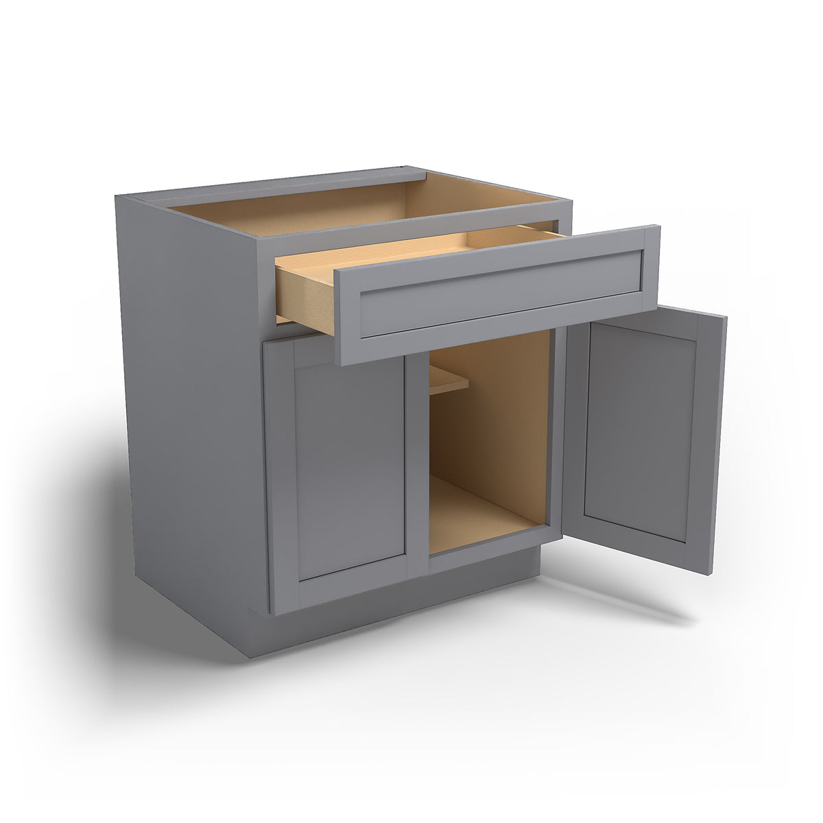 Special Order - 30" Base Cabinet Pacific Gray - B30 Base Cabinets GHI Pacific Gray Special Order SPPGS