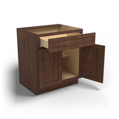 Special Order - 30" Base Cabinet Rustic Walnut - B30 Base Cabinets GHI Rustic Walnut Special Order SPRWS