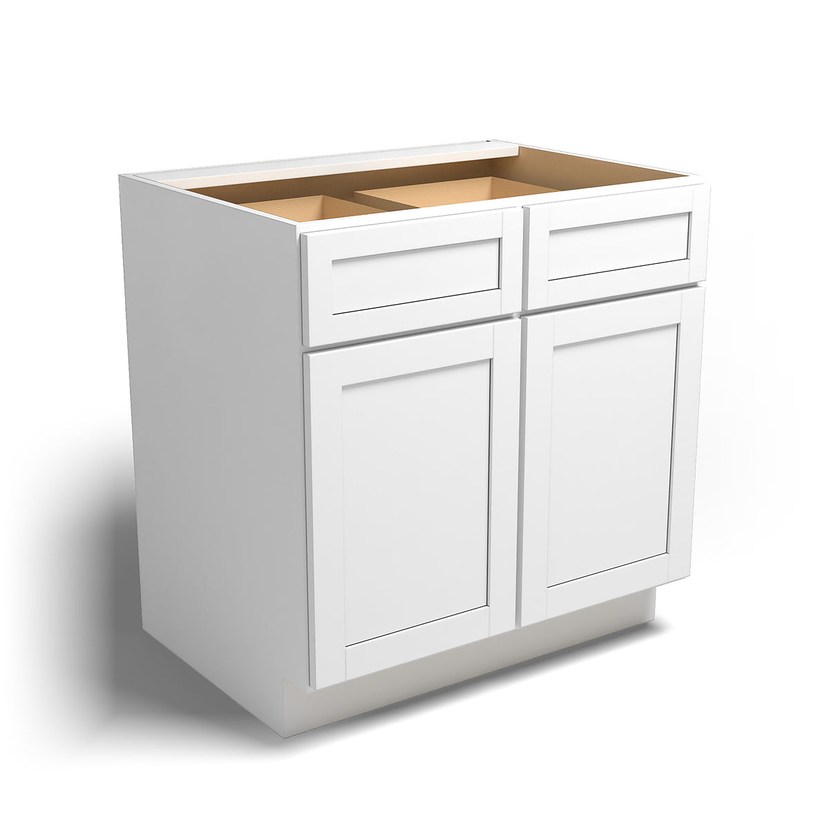 33" Base Cabinet Arcadia White Shaker - B33