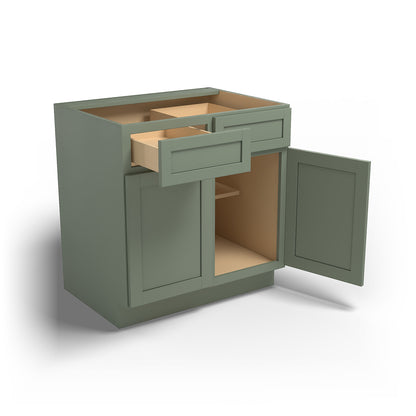 Special Order - 33" Base Cabinet Forest Green - B33