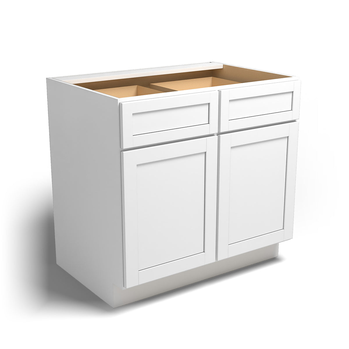 Special Order - 36" Base Cabinet Arcadia White Shaker - B36 Arcadia White Base Cabinets GHI SPACW Special Order