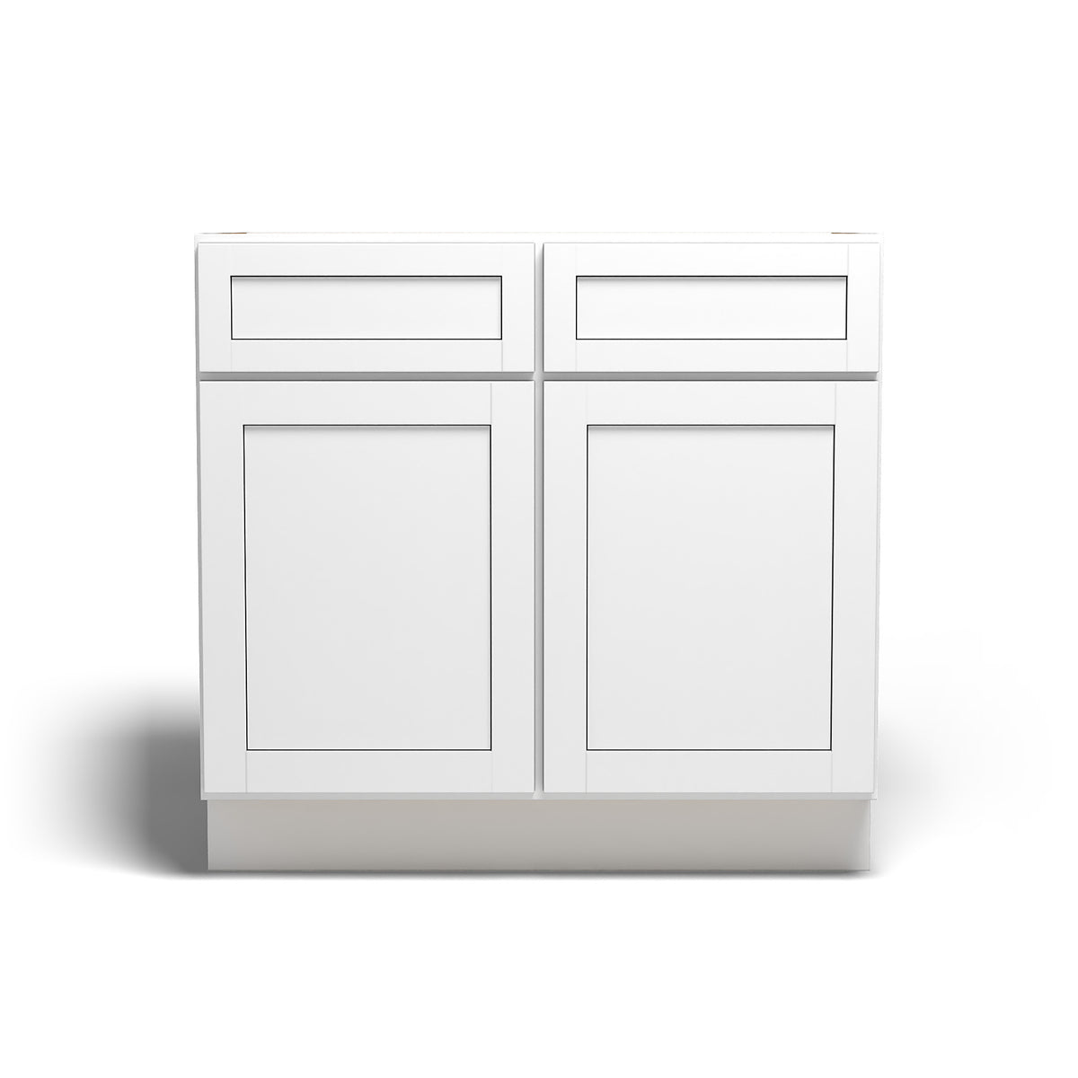 36" Base Cabinet Arcadia White Shaker - B36
