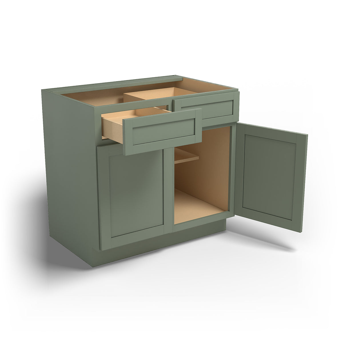Special Order - 36" Base Cabinet Forest Green - B36 Base Cabinets Forest Green GHI Special Order SPFRG
