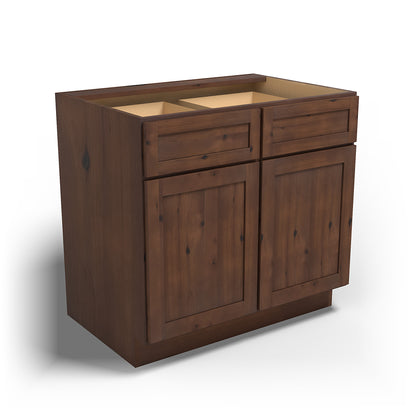 Special Order - 36" Base Cabinet Rustic Walnut - B36 Base Cabinets GHI Rustic Walnut Special Order SPRWS