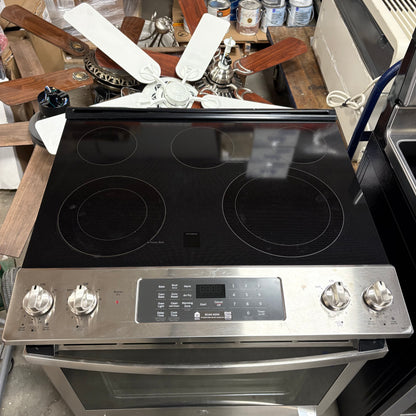 GE Elec Conv Slide-In Range