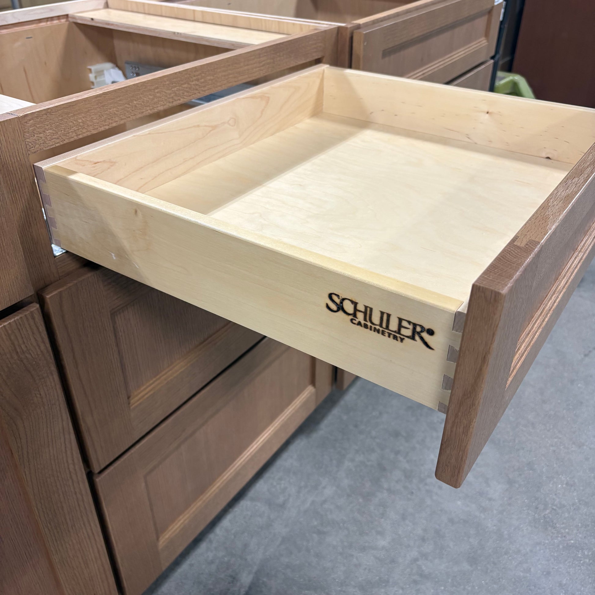 Solid Oak Vanity - Double