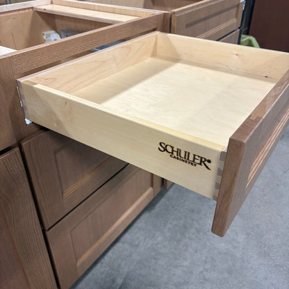 Solid Oak Vanity - Double