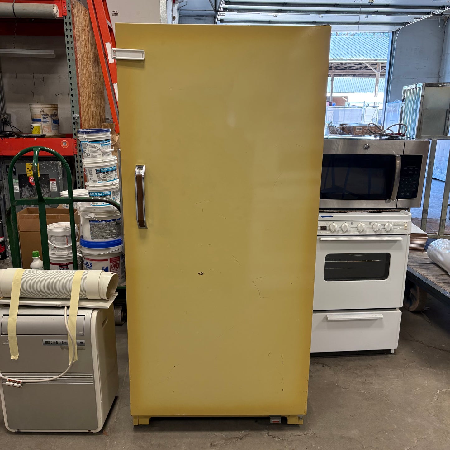 Vintage Montgomery Ward Upright Freezer