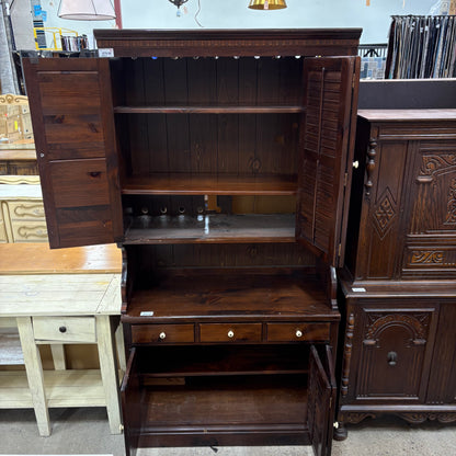 Espresso Farmhouse Hutch