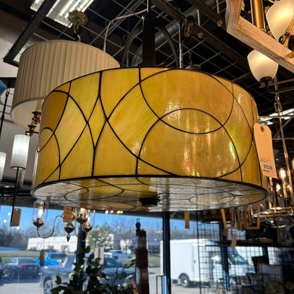 Pearly Yellow Pendant Light