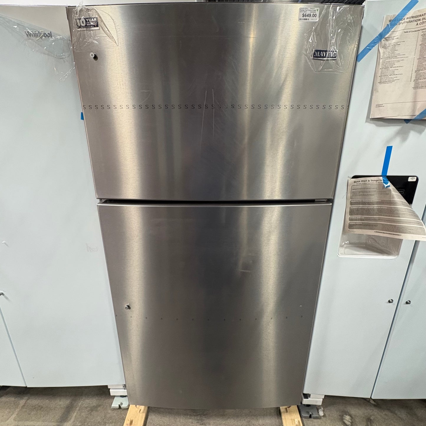 Maytag Top Freezer Fridge