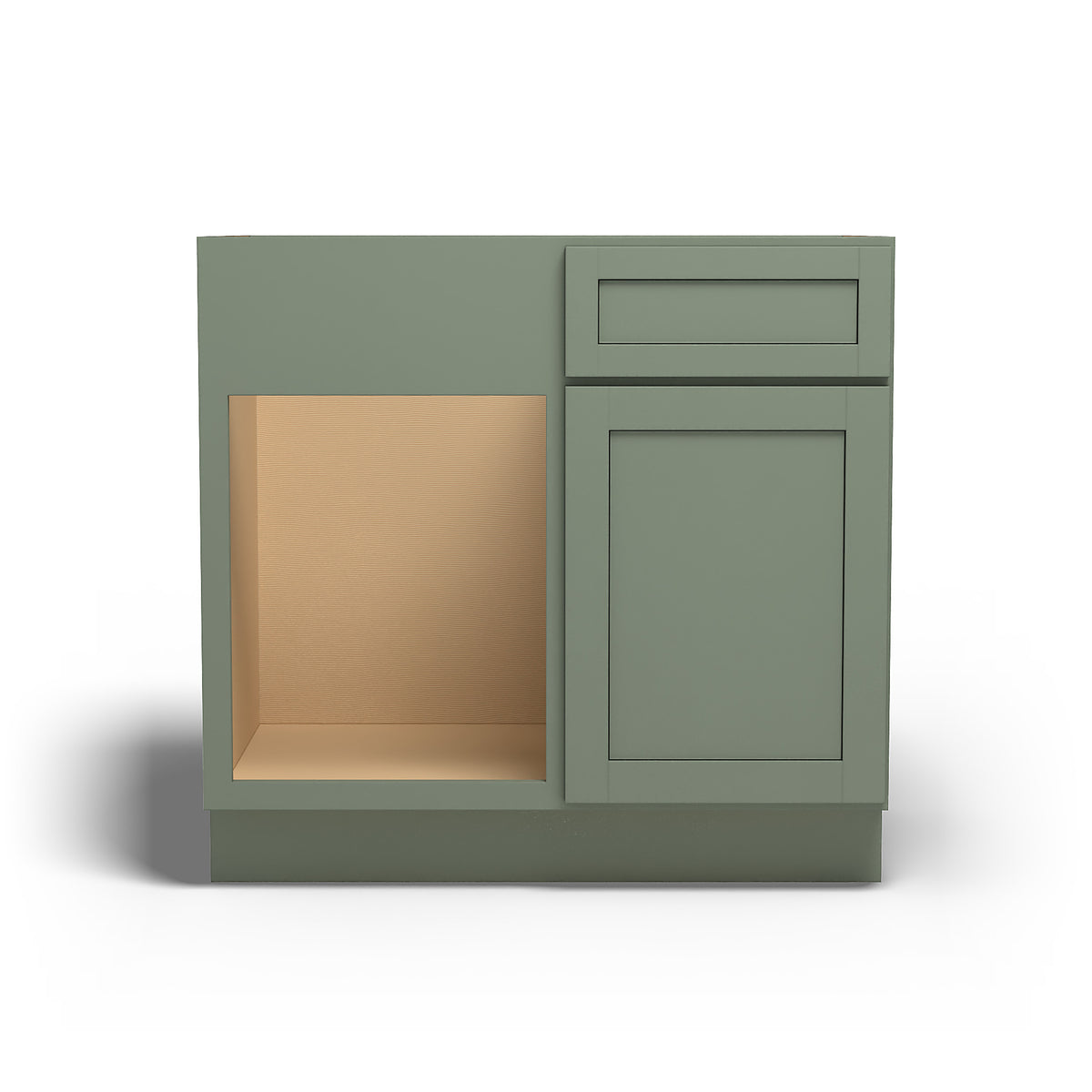 Special Order - 42" x 45" Base Blind Corner Cabinet Forest Green - BBC42-45