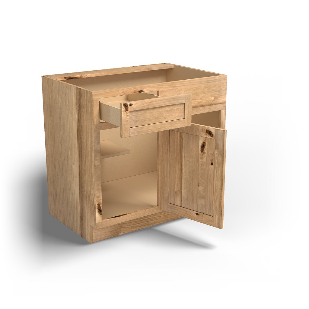Special Order - 42" to 45" Blind Corner Base Cabinet Frontier Shaker - BBC42-45 Base Cabinets Corner Base Cabinets Frontier Shaker GHI Special Order SPFTS