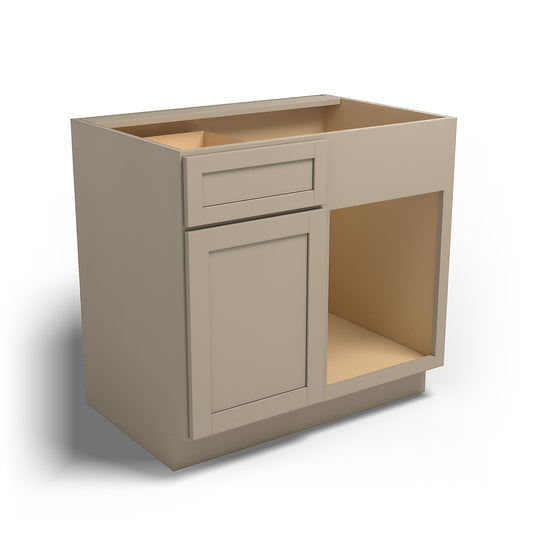 Special Order - 42" to 45" Blind Corner Base Cabinet Mojave Shaker - BBC42-45 Base Cabinets Corner Base Cabinets GHI Mojave Shaker Special Order SPMJS