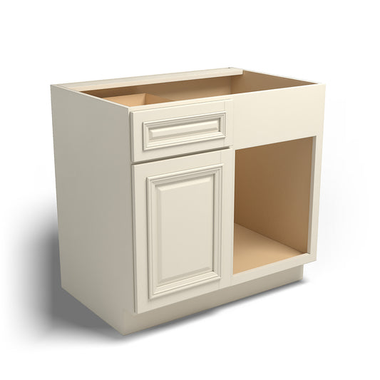 Special Order - 42" x 45"Base Blind Corner Cabinet Nantucket Linen - BBC42-45 Base Cabinets Corner Base Cabinets GHI Nantucket Linen Special Order SPNTL
