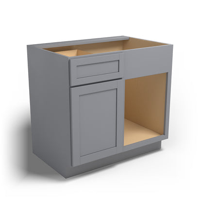 Special Order - 42" to 45" Blind Corner Base Cabinet Pacific Gray - BBC42-45 Base Cabinets Corner Base Cabinets GHI Pacific Gray Special Order SPPGS