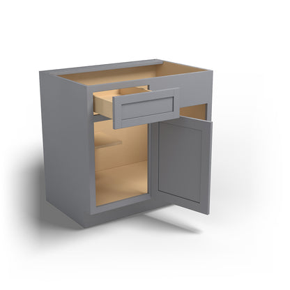 Special Order - 42" to 45" Blind Corner Base Cabinet Pacific Gray - BBC42-45 Base Cabinets Corner Base Cabinets GHI Pacific Gray Special Order SPPGS