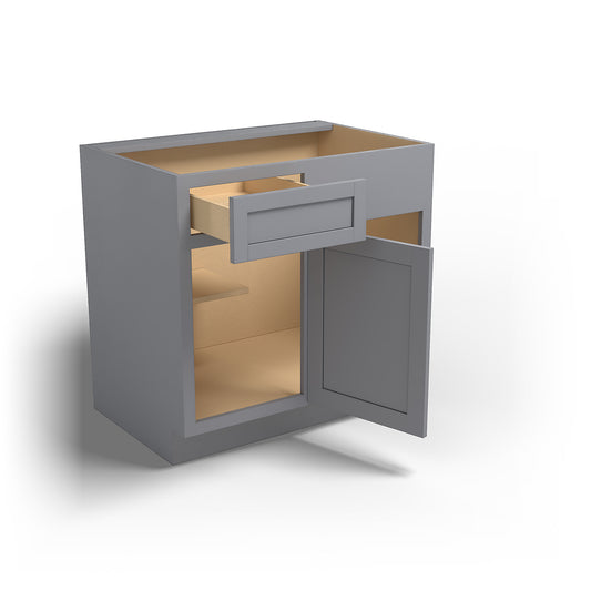 Special Order - 42" to 45" Blind Corner Base Cabinet Pacific Gray - BBC42-45 Base Cabinets Corner Base Cabinets GHI Pacific Gray Special Order SPPGS