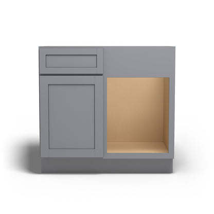 Special Order - 42" to 45" Blind Corner Base Cabinet Pacific Gray - BBC42-45 Base Cabinets Corner Base Cabinets GHI Pacific Gray Special Order SPPGS