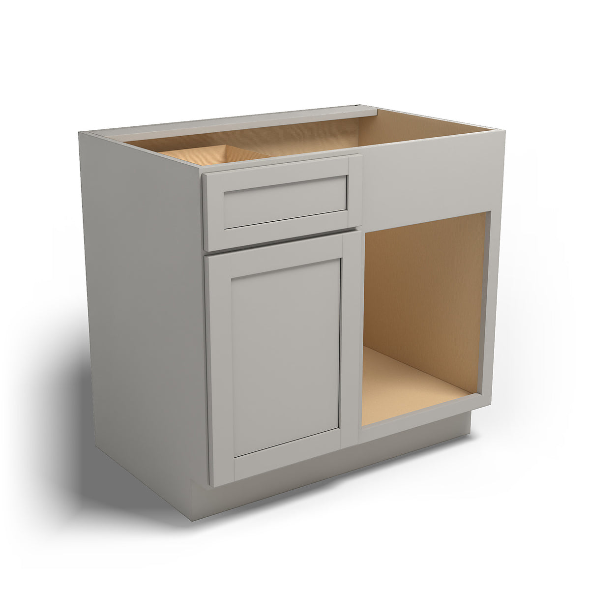 Special Order - 42" x 45" Base Blind Corner Cabinet Stone Harbor Gray - BBC42-45 Base Cabinets Corner Base Cabinets GHI Special Order SPSHG Stone Harbor Gray