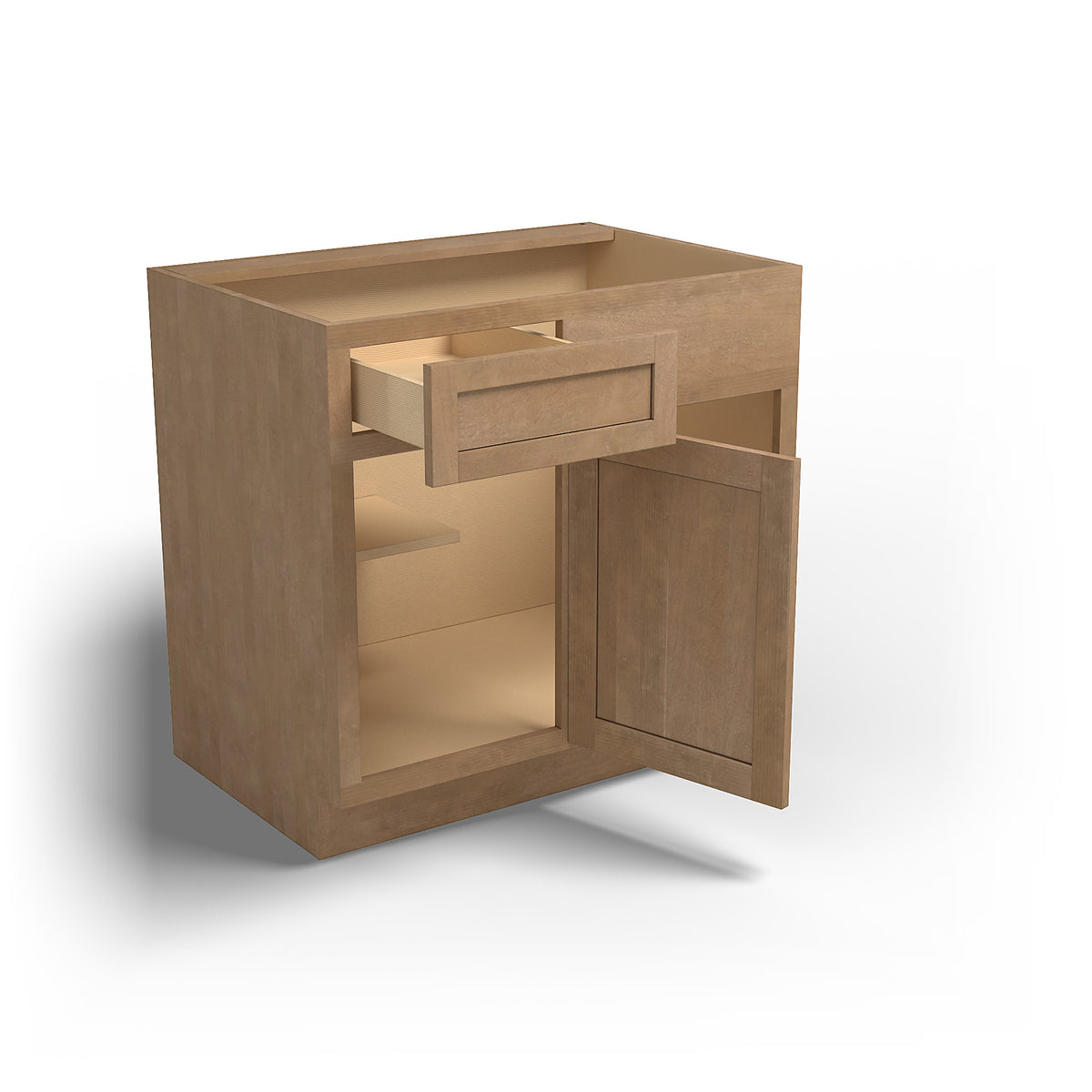Special Order - 42" to 45" Blind Corner Base Cabinet Sonona Sand - BBC42-45 Base Cabinets Corner Base Cabinets GHI Sonona Sand Special Order SPSNS