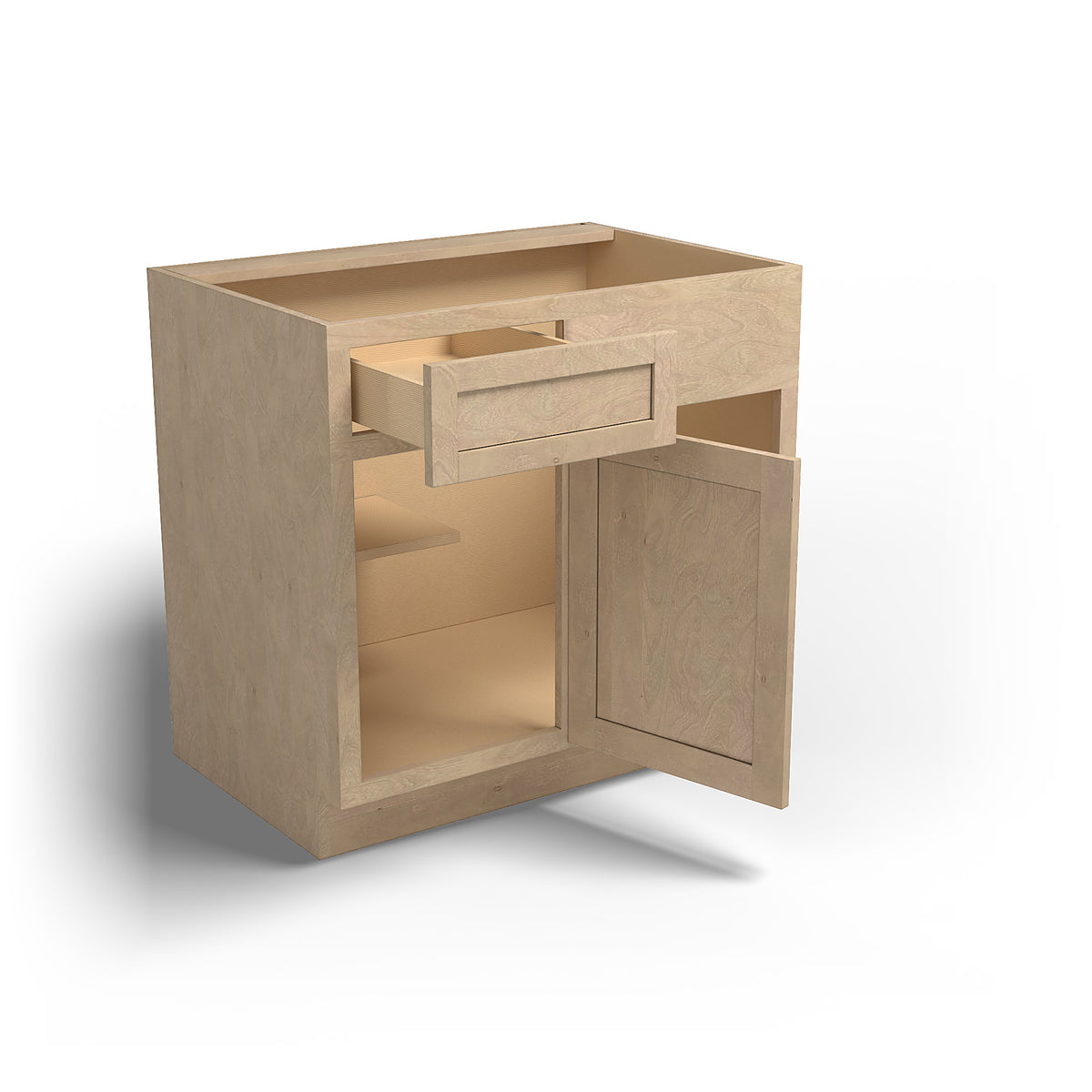 Special Order - 42" to 45" Blind Corner Base Cabinet Sonona Wheat - BBC42-45 Base Cabinets Corner Base Cabinets GHI Sonona Wheat Special Order SPSNW