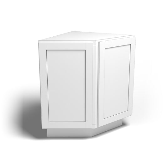 Special Order - 24" Base Corner Cabinet Arcadia White Shaker - BC24 Arcadia White Base Cabinets Corner Base Cabinets GHI SPACW Special Order