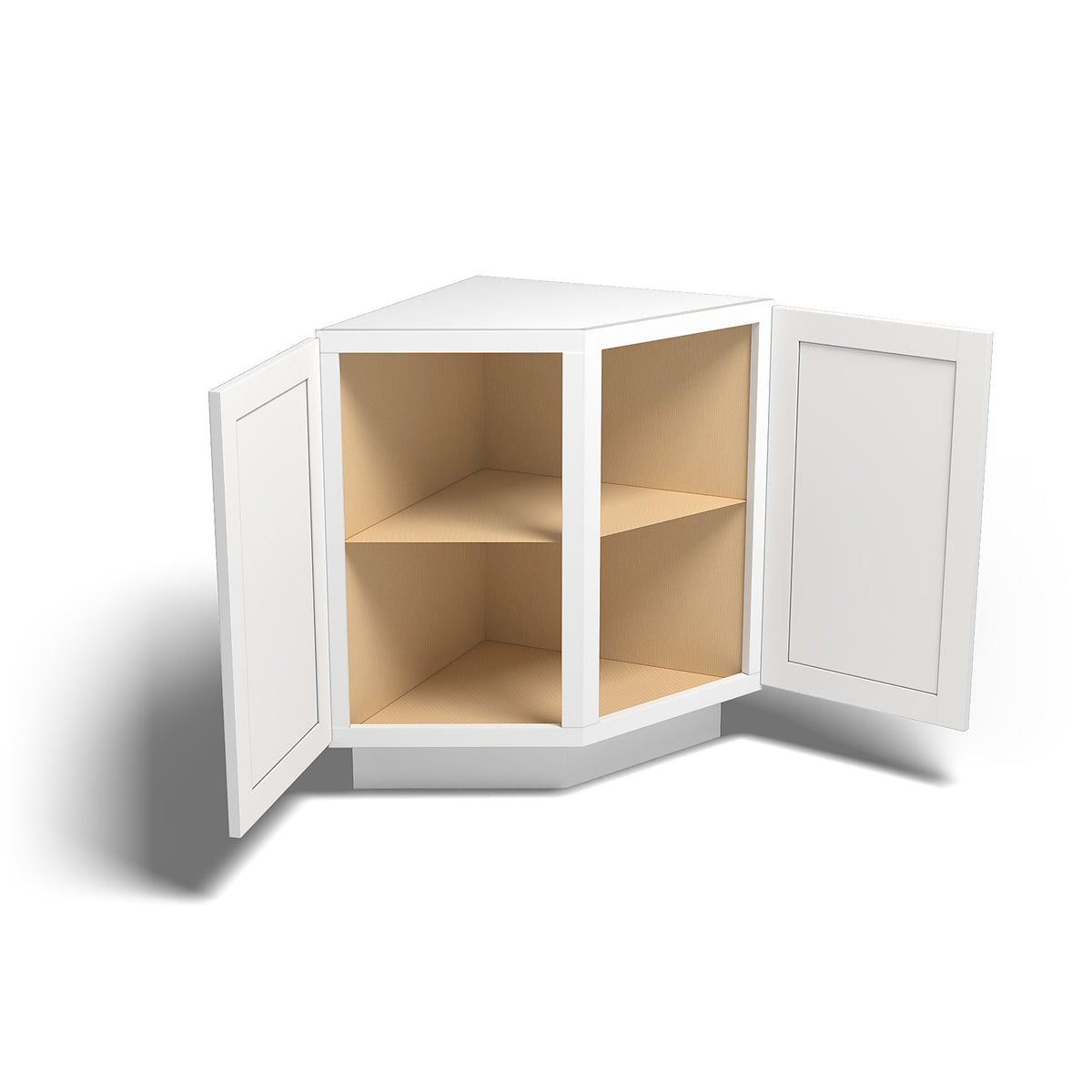 Special Order - 24" Base Corner Cabinet Arcadia White Shaker - BC24 Arcadia White Base Cabinets Corner Base Cabinets GHI SPACW Special Order