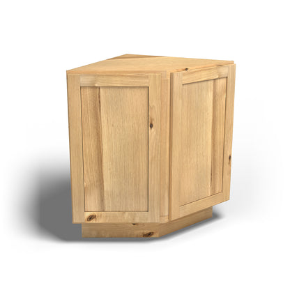 Special Order - 24" Diagonal Corner Base Cabinet Frontier Shaker - BC24 Base Cabinets Corner Base Cabinets Frontier Shaker GHI Special Order SPFTS