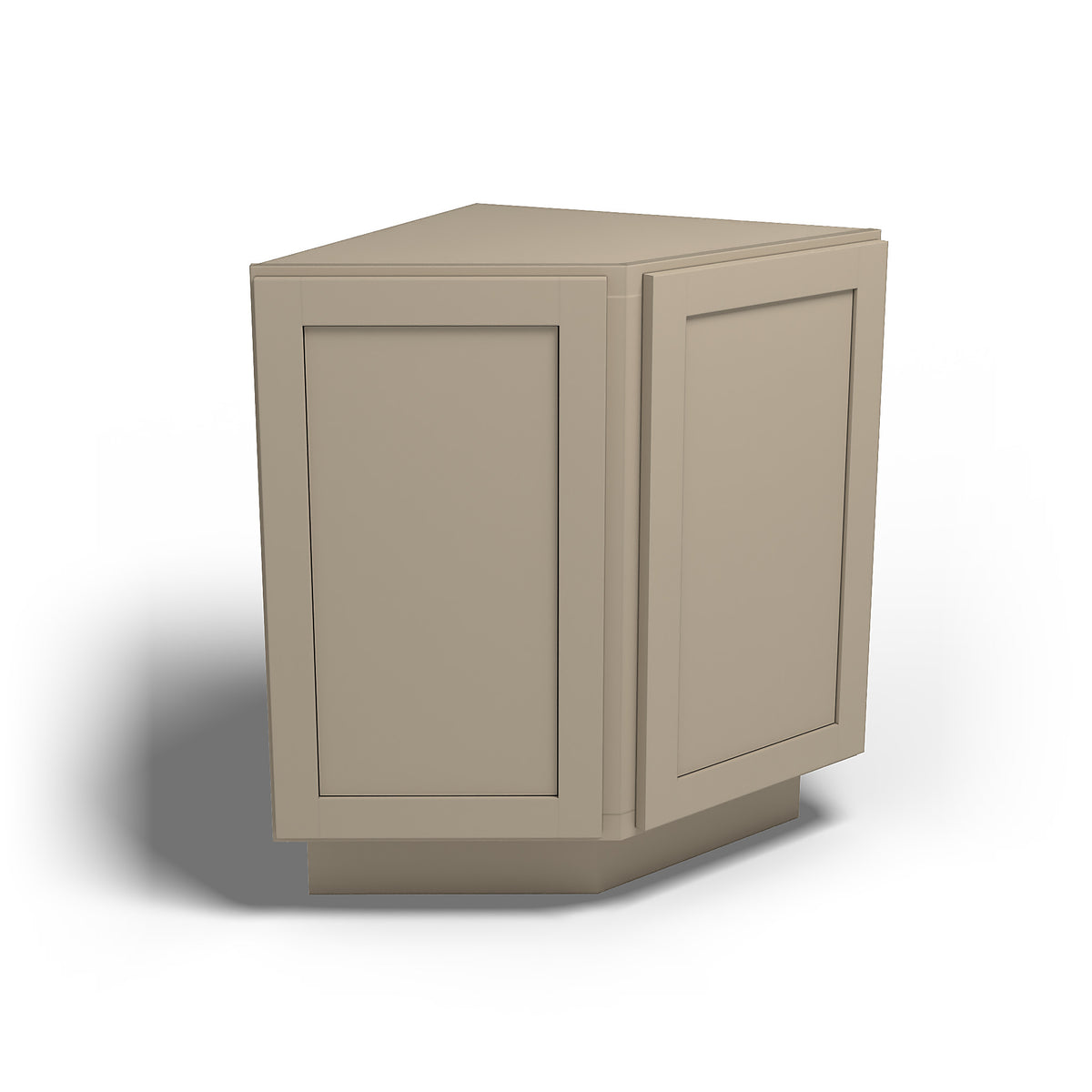 Special Order - 24" Diagonal Corner Base Cabinet Mojave Shaker - BC24 Base Cabinets Corner Base Cabinets GHI Mojave Shaker Special Order SPMJS