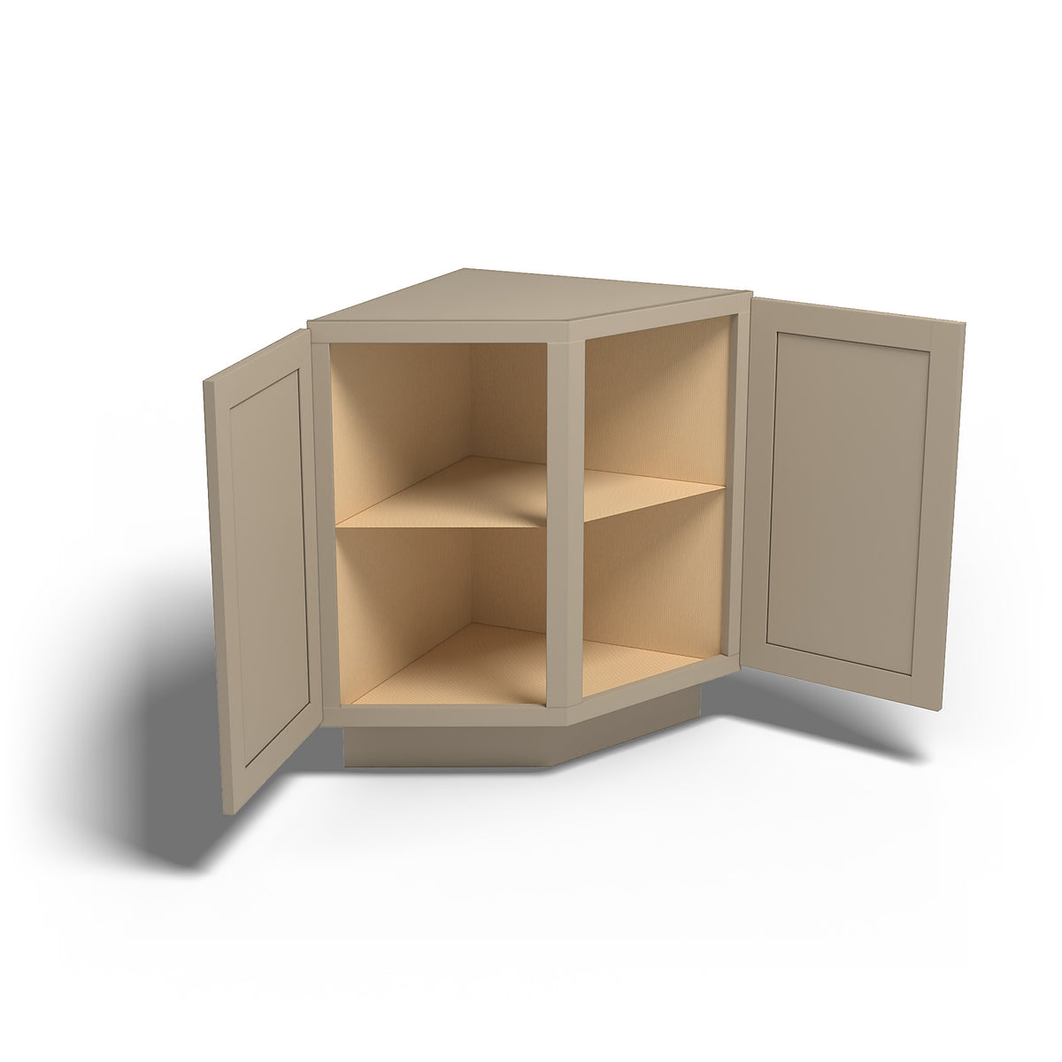 Special Order - 24" Diagonal Corner Base Cabinet Mojave Shaker - BC24 Base Cabinets Corner Base Cabinets GHI Mojave Shaker Special Order SPMJS