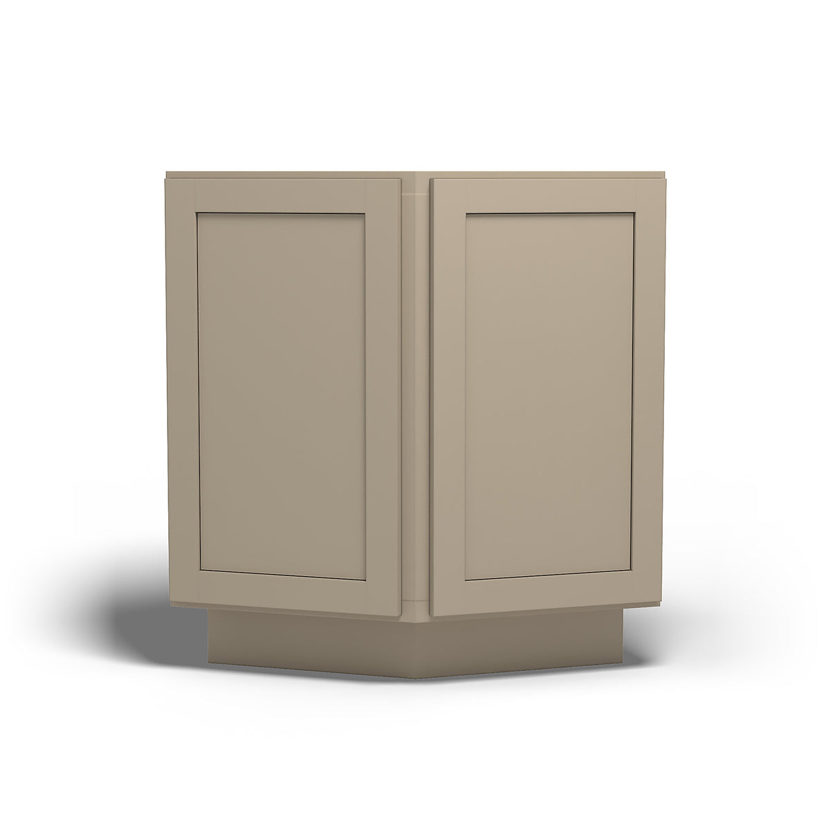Special Order - 24" Diagonal Corner Base Cabinet Mojave Shaker - BC24 Base Cabinets Corner Base Cabinets GHI Mojave Shaker Special Order SPMJS