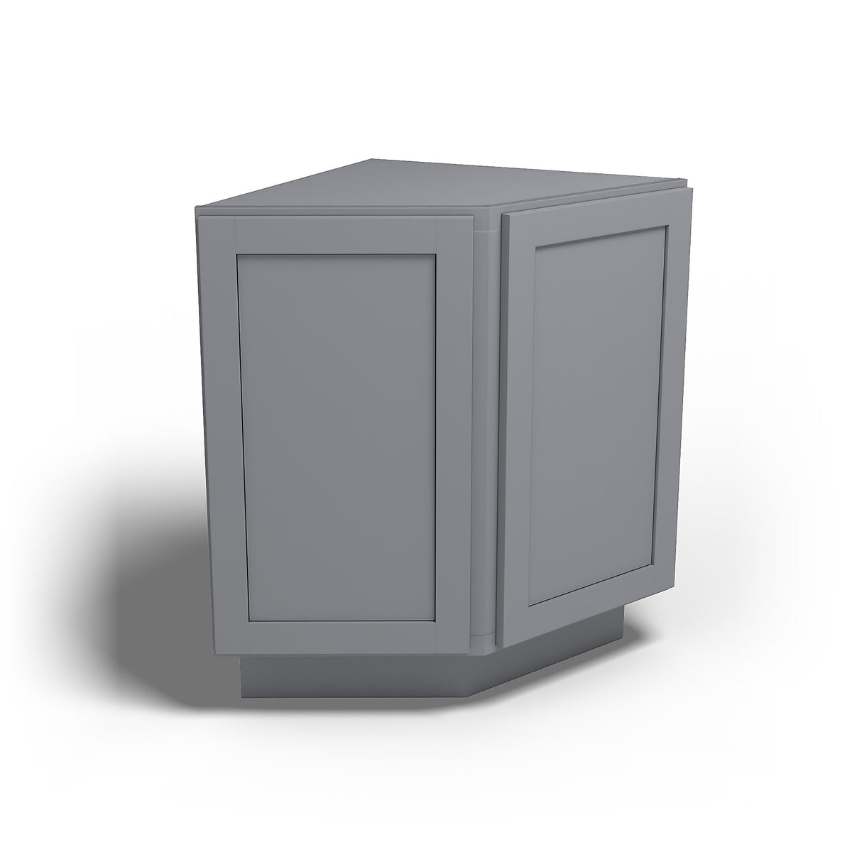 Special Order - 24" Diagonal Corner Base Cabinet Pacific Gray - BC24 Base Cabinets Corner Base Cabinets GHI Pacific Gray Special Order SPPGS