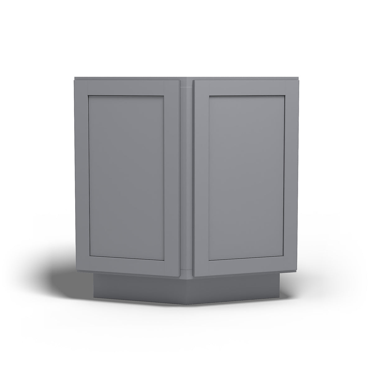 Special Order - 24" Diagonal Corner Base Cabinet Pacific Gray - BC24 Base Cabinets Corner Base Cabinets GHI Pacific Gray Special Order SPPGS